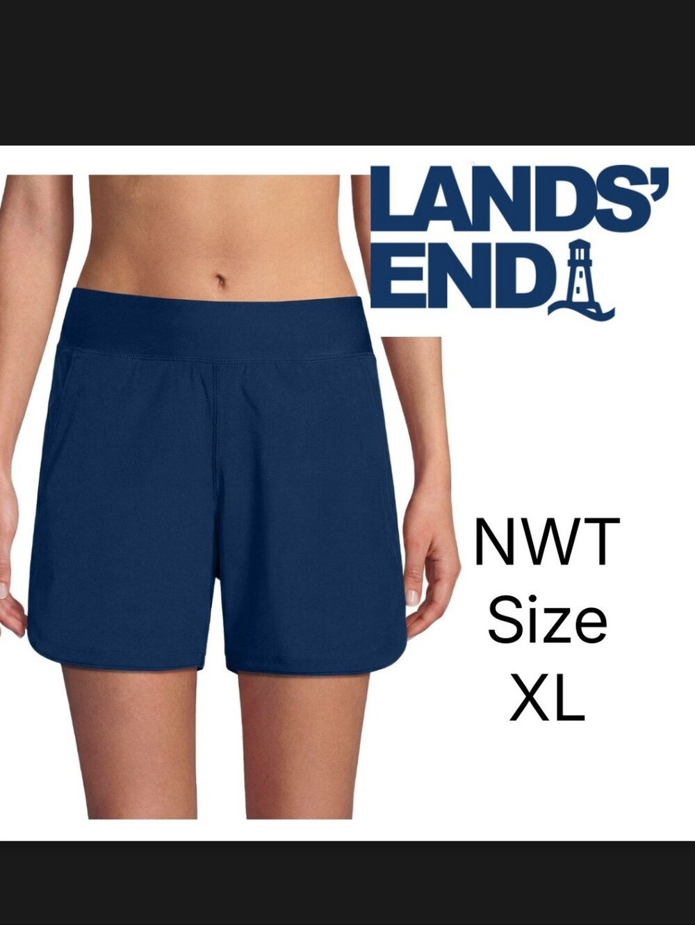 NWT Lands' End Women's Board Short Size XL